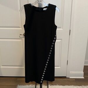 Black Calvin Klein Grommet Dresd
